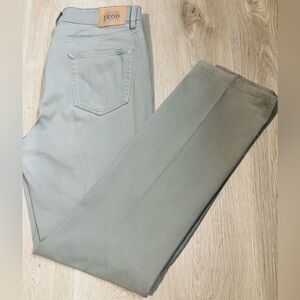 Izod Men's Slim Straight Jeans in Sage Green